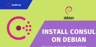 install Consul server on Debian