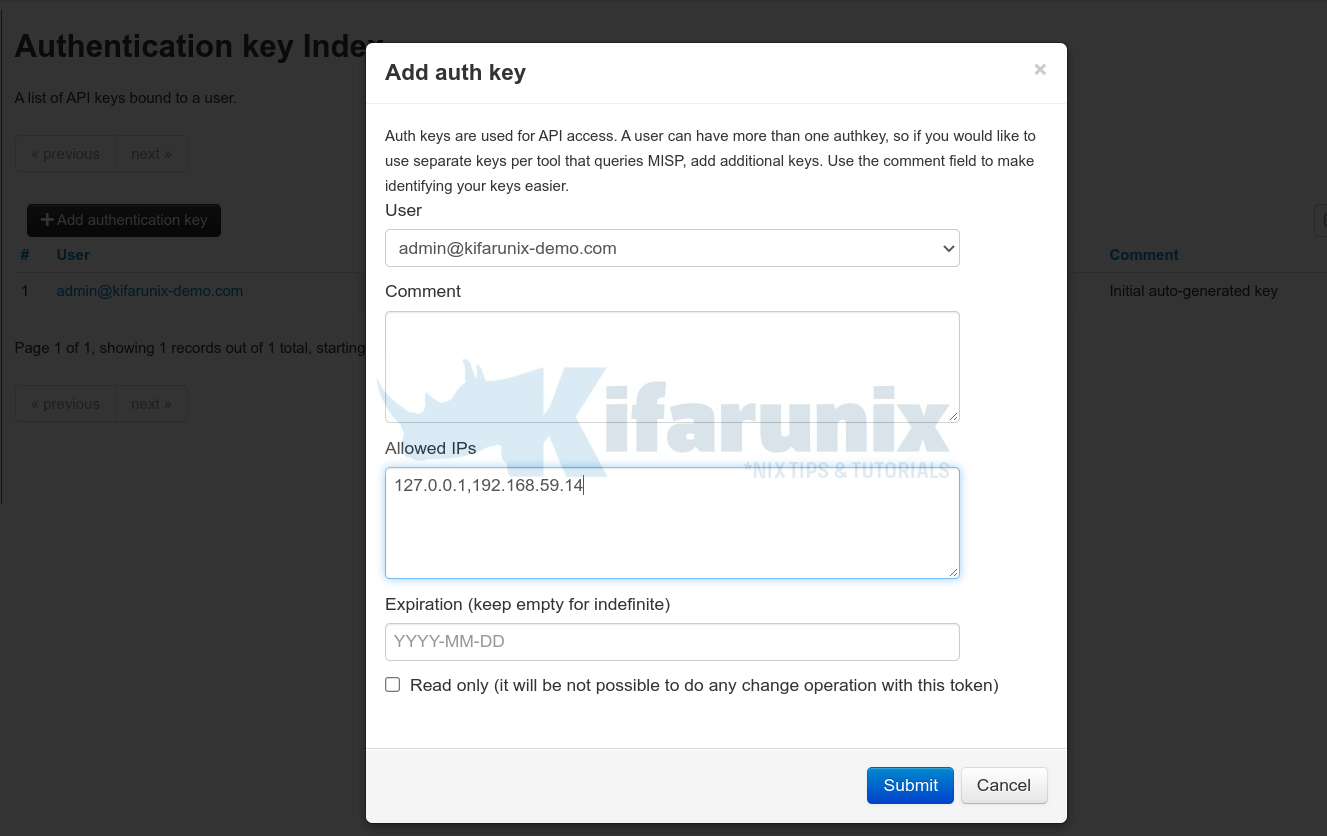 How to Integrate TheHive with MISP - kifarunix.com