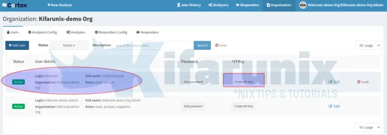 Easy way to Integrate TheHive with Cortex - kifarunix.com