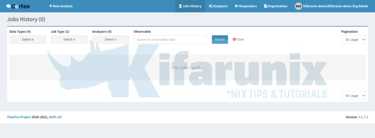 How to Easily Enable and Configure Cortex Analyzers - kifarunix.com