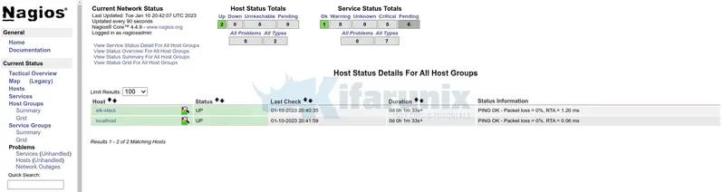 añadir hosts para monitorear