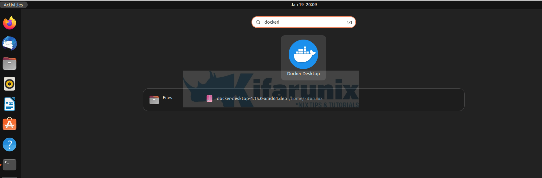 how to Install Docker Desktop on Ubuntu