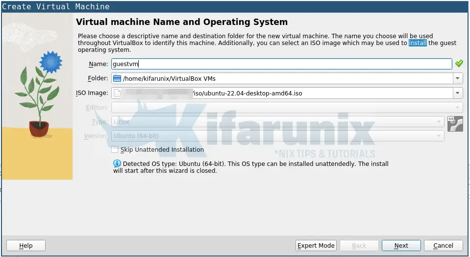 Perform Unattended VM Installation on VirtualBox 7