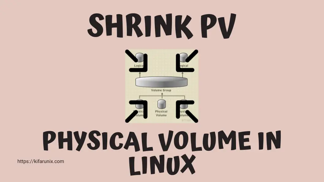 reduce or shrink Physical Volume in Linux