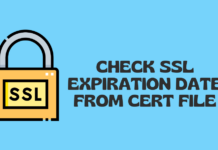 Check SSL Certificate Expiry Date from Certificate File