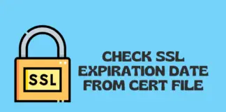 Check SSL Certificate Expiry Date from Certificate File