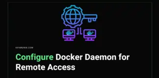 Configure Docker Daemon for Remote Connections