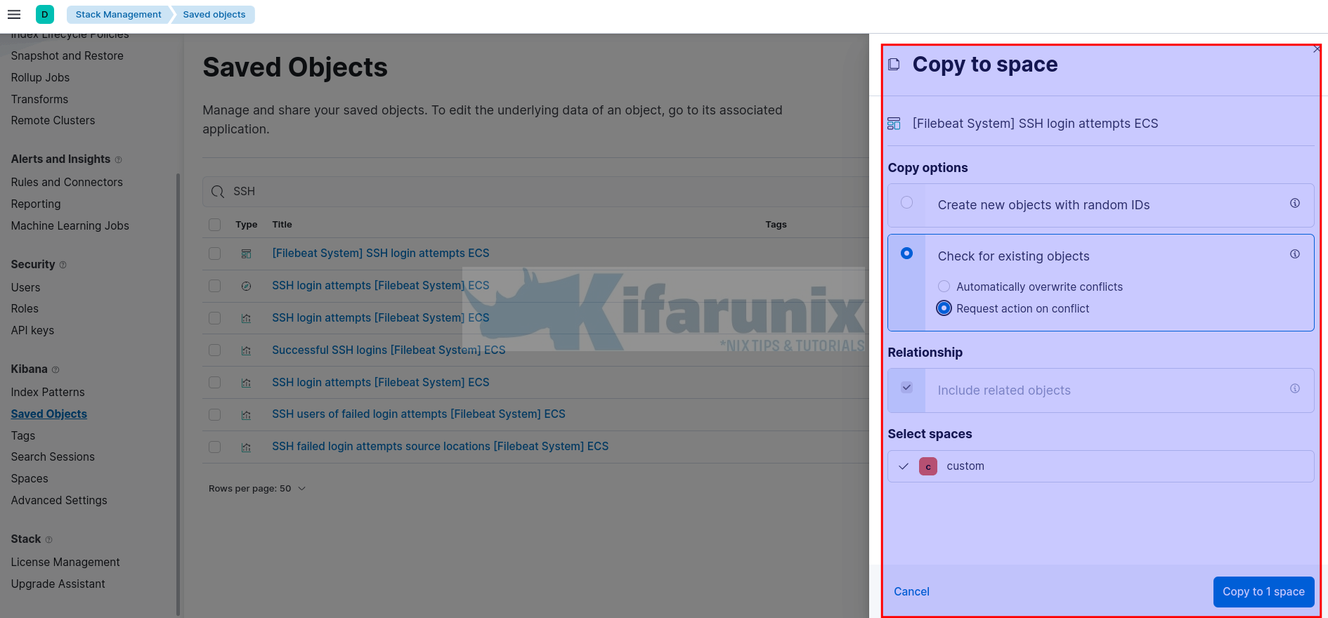 copy settings