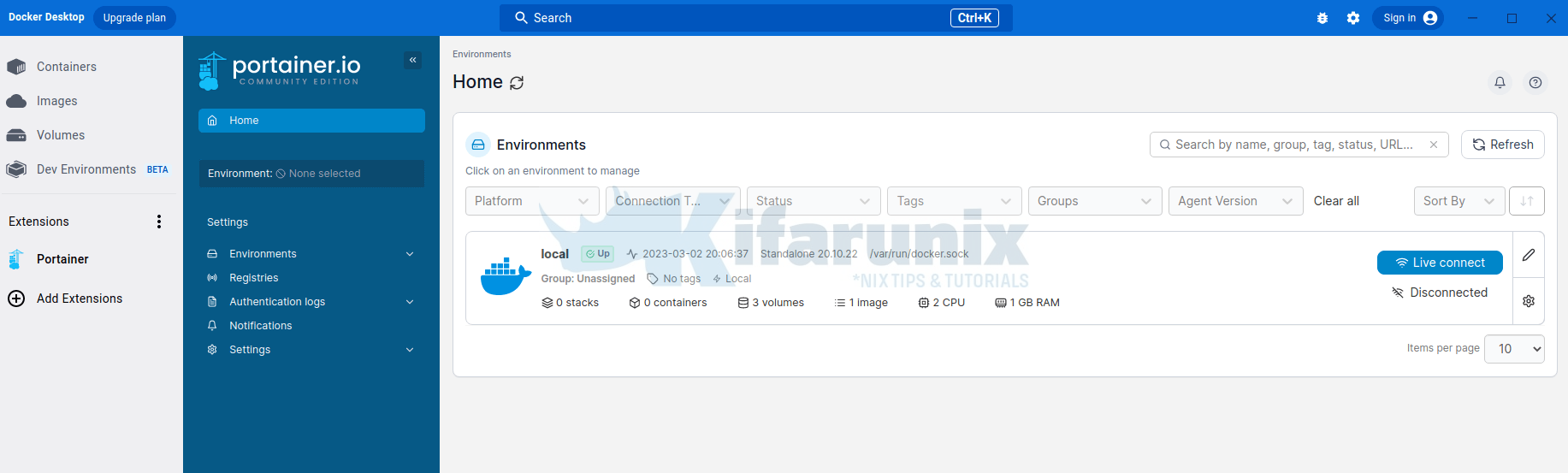 Connect to Remote Docker Environment on Docker Desktop - kifarunix.com