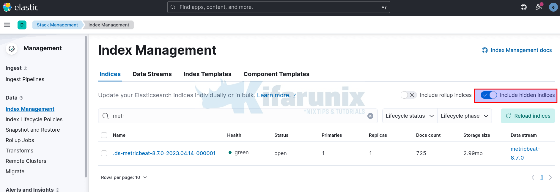 Monitor Docker Swarm and Container metrics using Metricbeat - kifarunix.com
