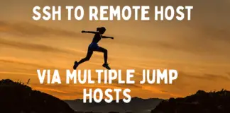 SSH to Remote Host via Multiple Jump Hosts