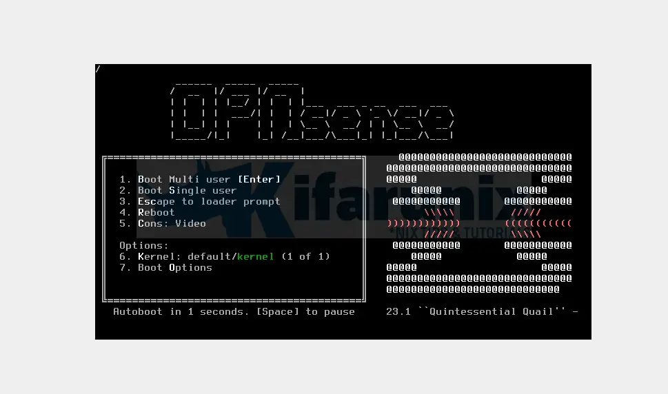 OPNsense single user mode