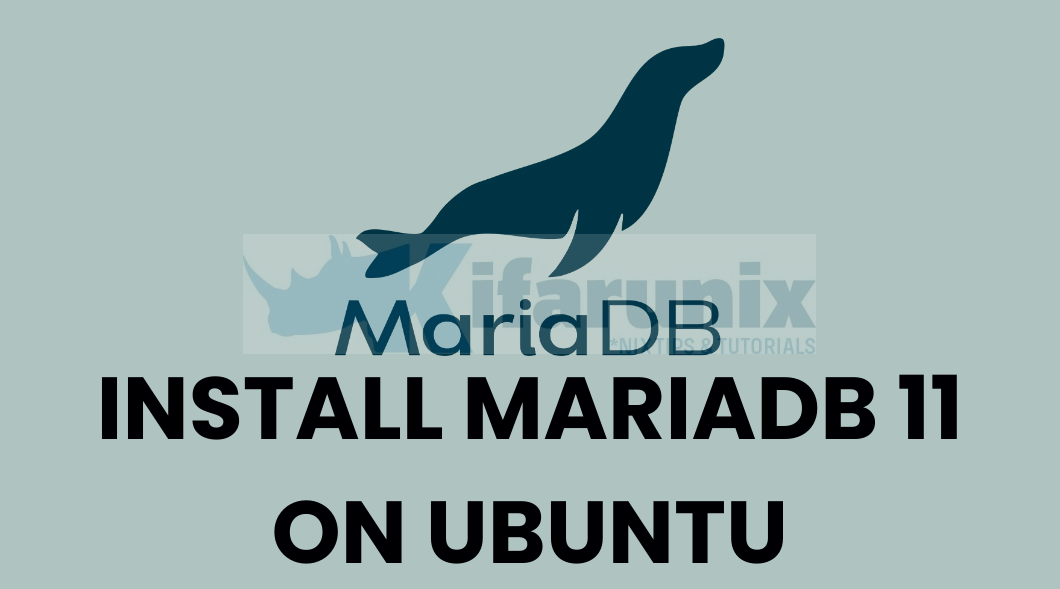 Install MariaDB 11 on Ubuntu 22.04/Ubuntu 20.04