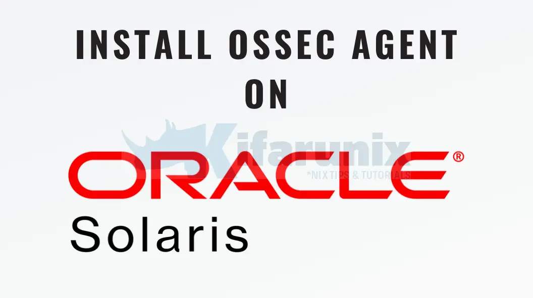 Install OSSEC Agent on Solaris