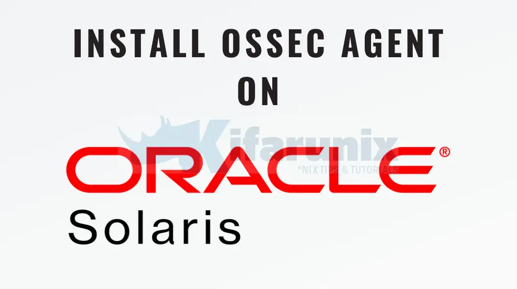 Home 27 Install OSSEC Agent on Solaris