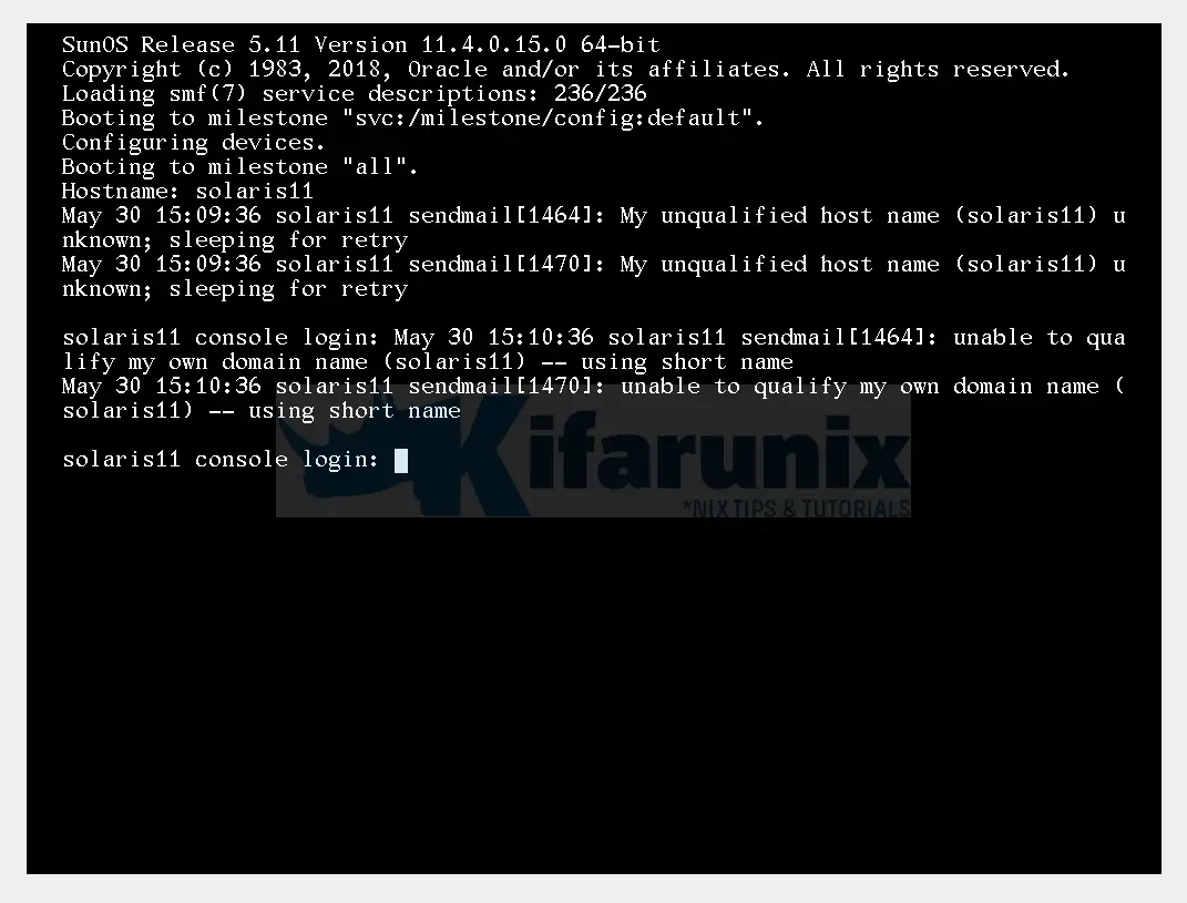 Easily Install Solaris 11.4 on VirtualBox - kifarunix.com