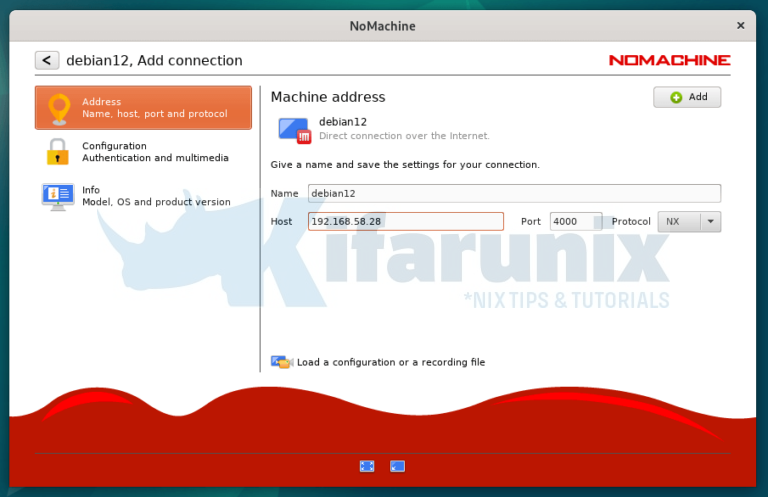Install NoMachine on Debian 12 - kifarunix.com