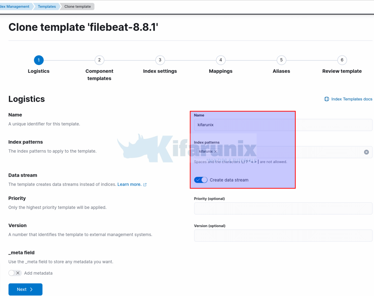 Configure Filebeat 8 to Write Logs to Specific Data Stream - kifarunix.com