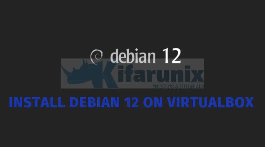 Home 50 Install Debian 12 on VirtualBox