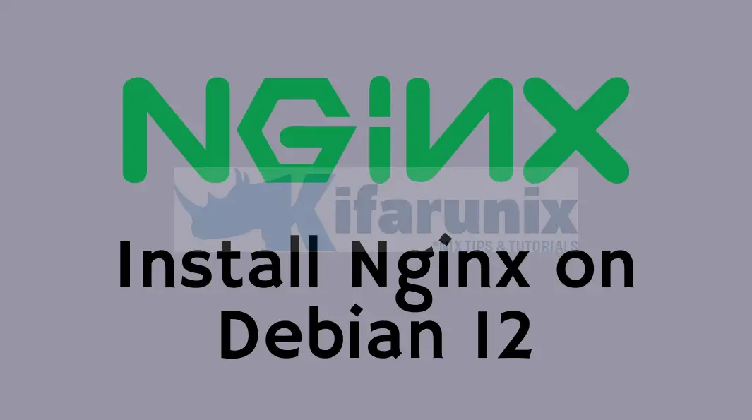 Install Nginx web Server on Debian 12
