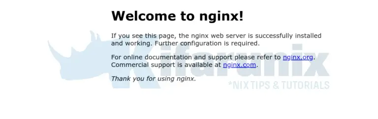 Quickly Install Nginx web Server on Debian 12 - kifarunix.com
