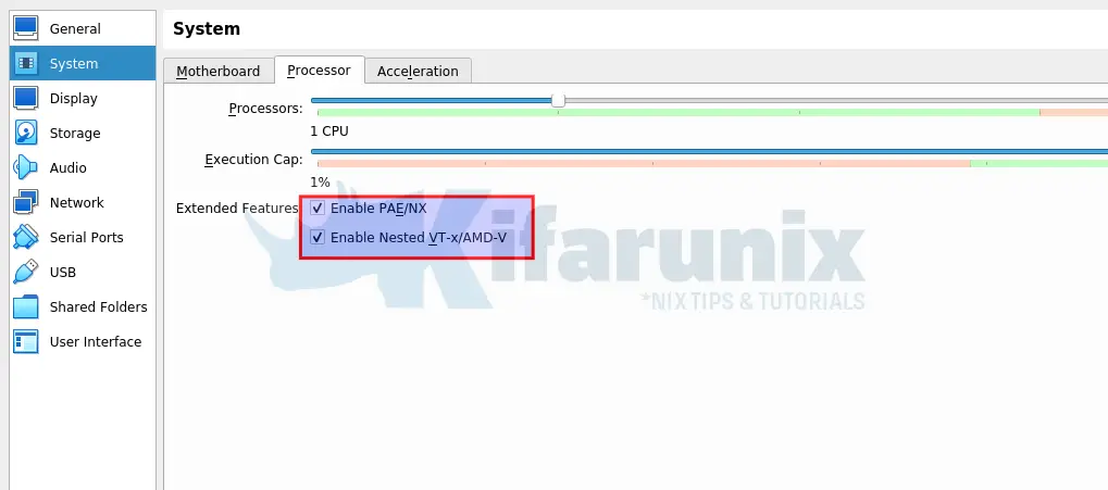 nixos processor extended features