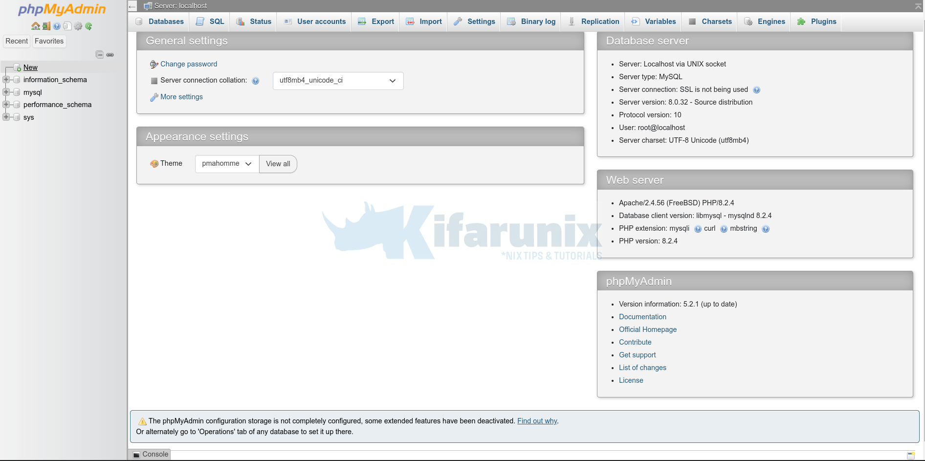 Install phpMyAdmin on FreeBSD