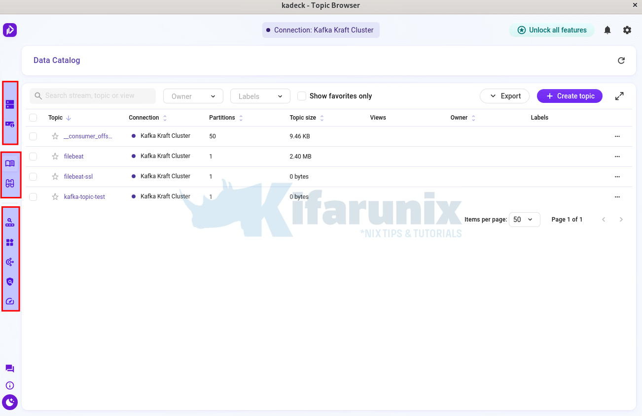 kafka cluster management with kadeck