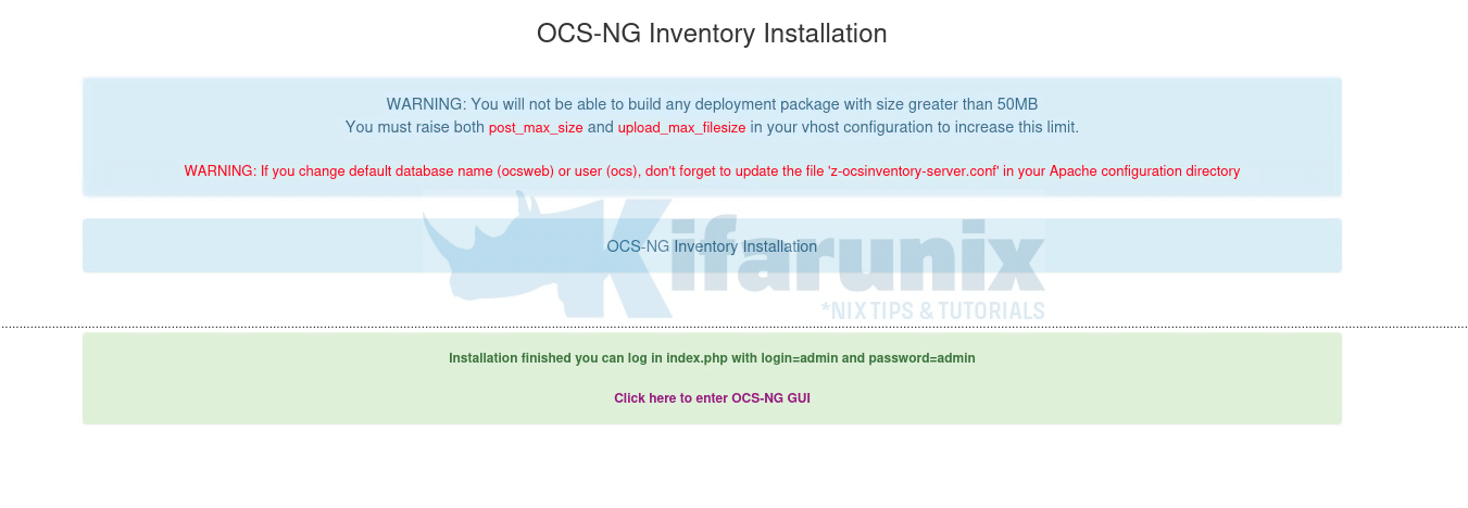 Install Inventory Script Server Install OCS Inventory Server on Ubuntu 22.04|20.04 - kifarunix.com