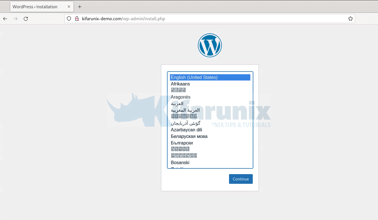 Docker Container Wordpress Deploy WordPress using Docker Compose - kifarunix.com