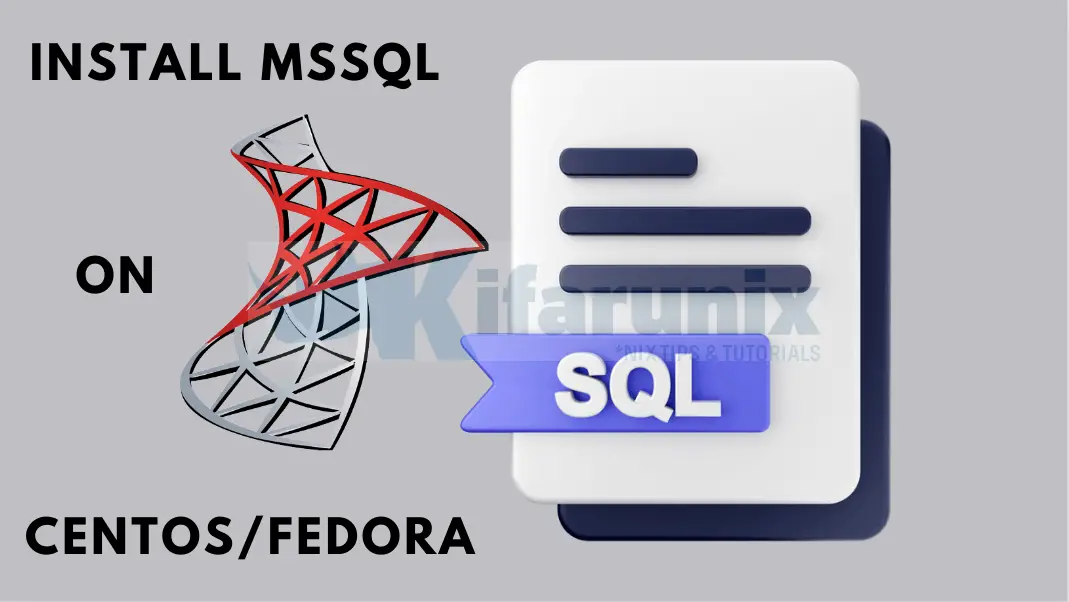 install mssql centos fedora