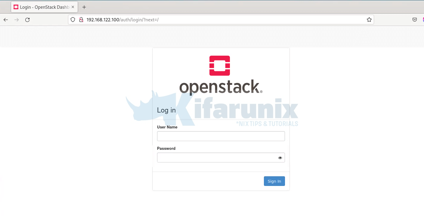 Deploy All-In-One OpenStack with Kolla-Ansible on Ubuntu 22.04