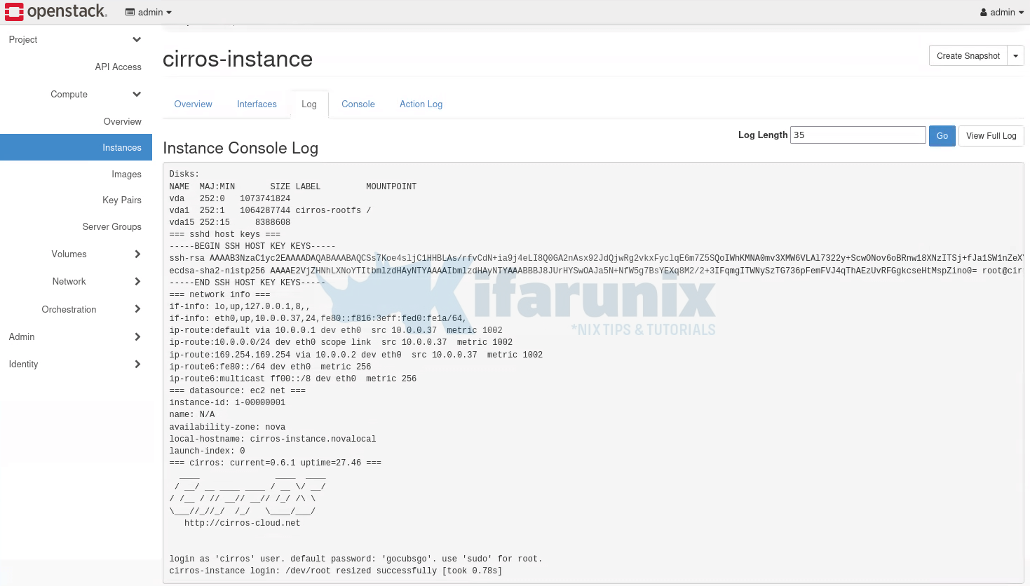 openstack instance details