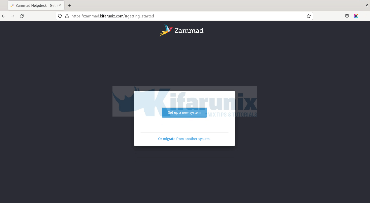 Install Zammad Ticketing System on Ubuntu 22.04