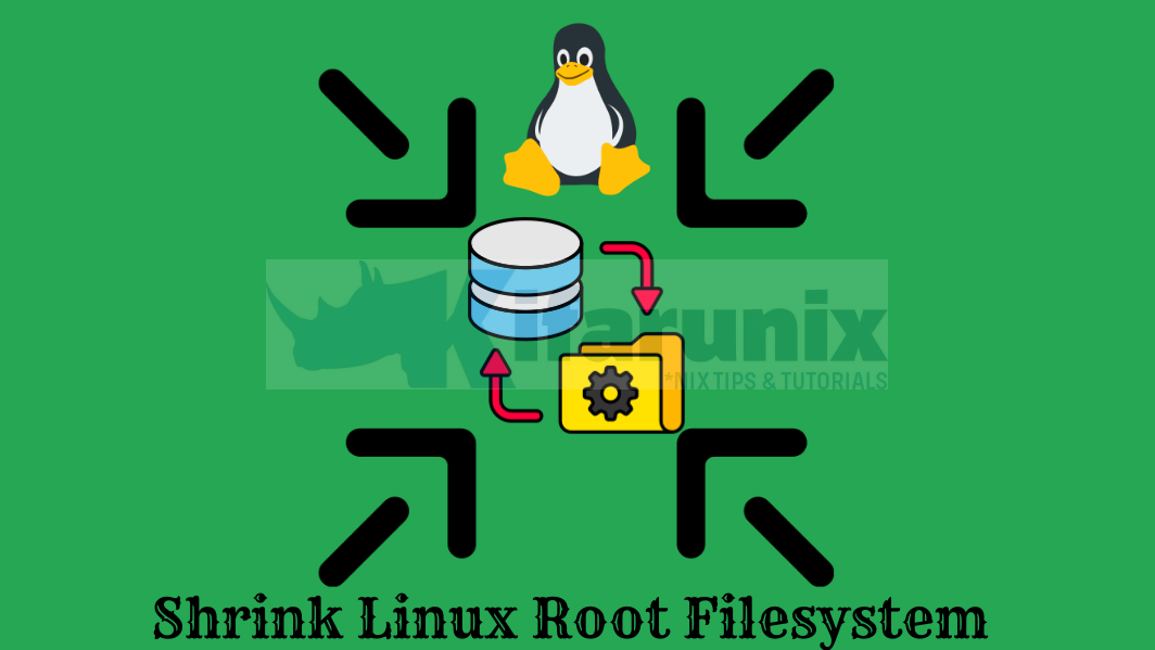 Shrink Linux Root Filesystem by Migrating to New Disk