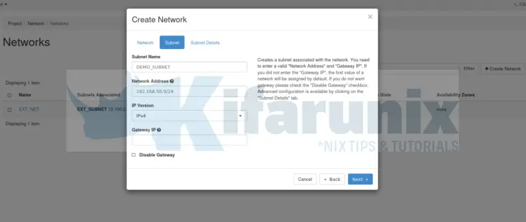 How to Configure OpenStack Networks for Internet Access - kifarunix.com