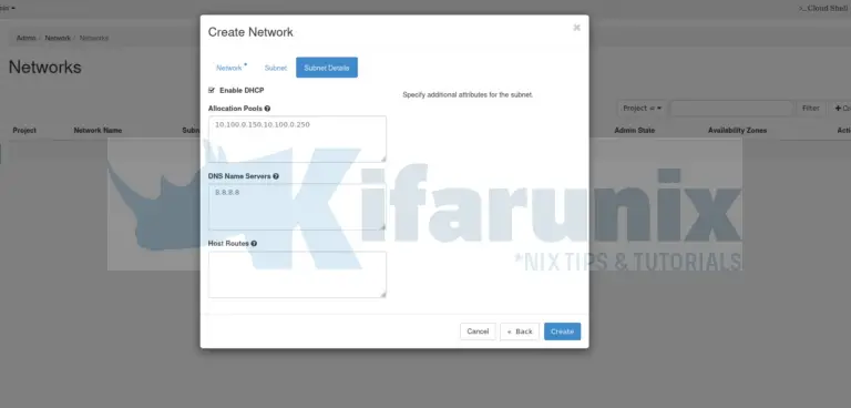 How to Configure OpenStack Networks for Internet Access - kifarunix.com