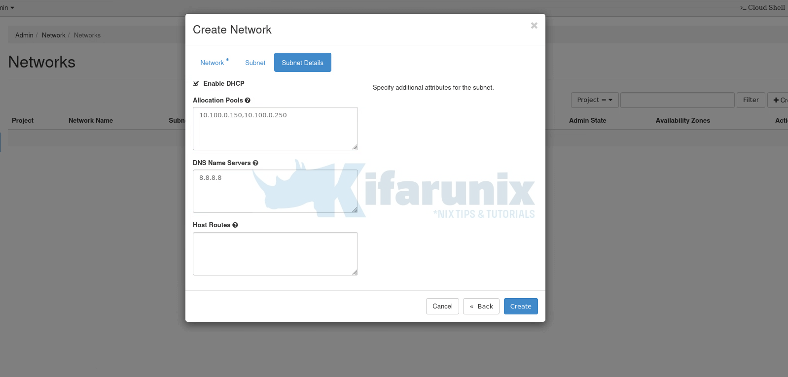 How to Configure OpenStack Networks for Internet Access - kifarunix.com