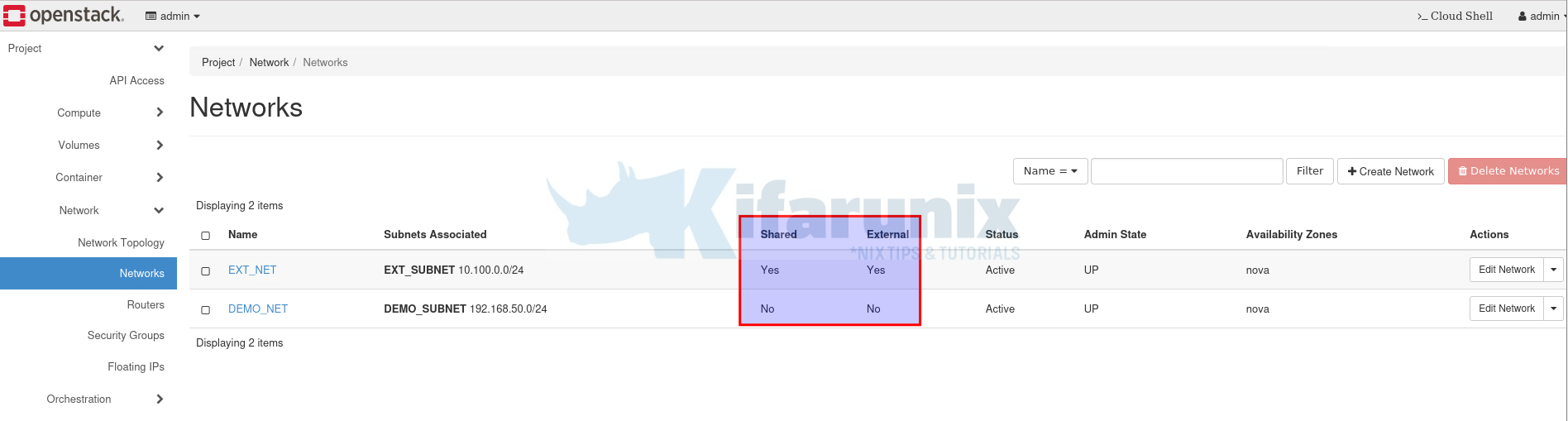 Open Internet Stack How to Configure OpenStack Networks for Internet Access - kifarunix.com