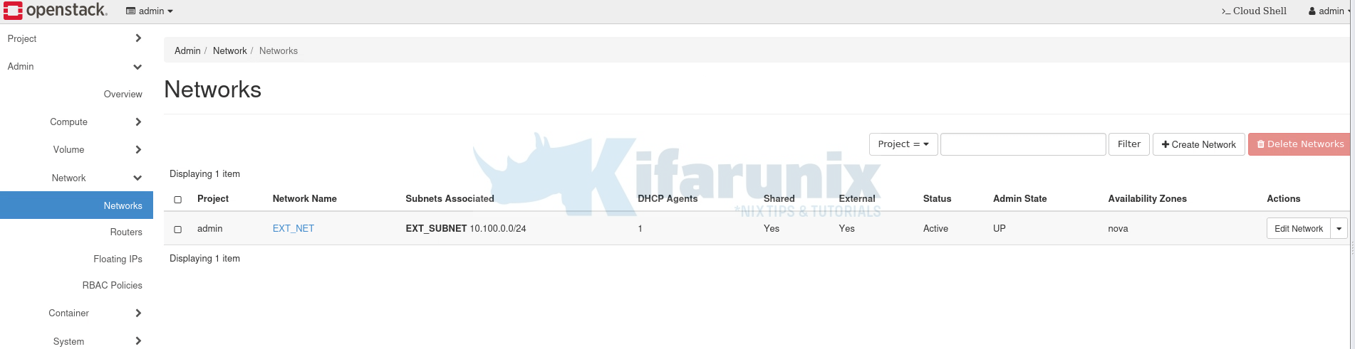 How to Configure OpenStack Networks for Internet Access - kifarunix.com