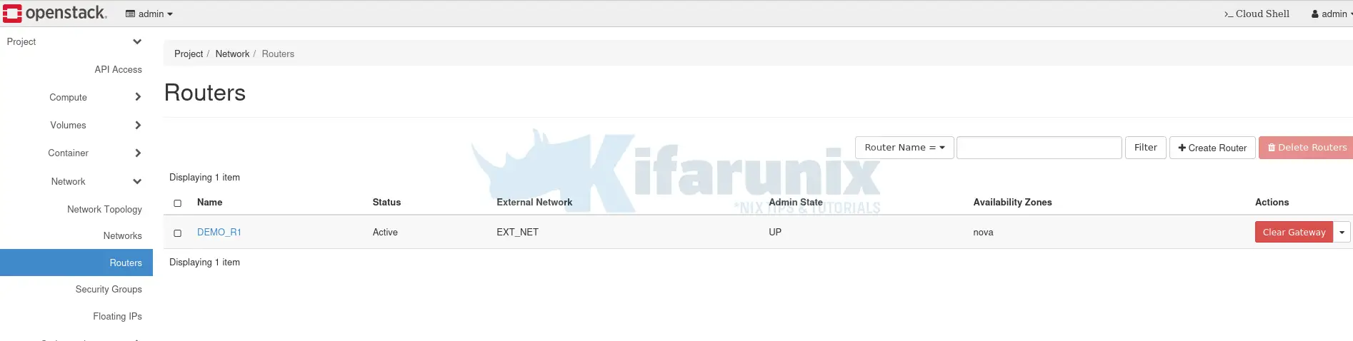 How to Configure OpenStack Networks for Internet Access - kifarunix.com