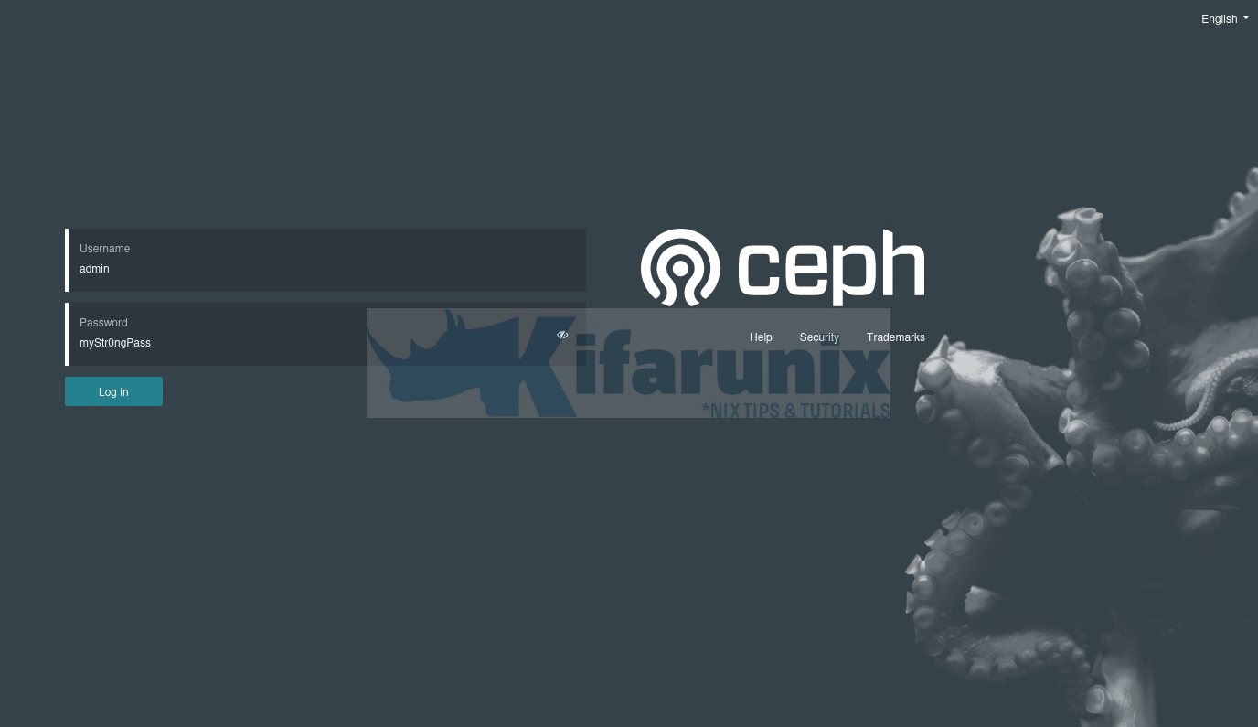 How to Reset Ceph Dashboard Admin Password