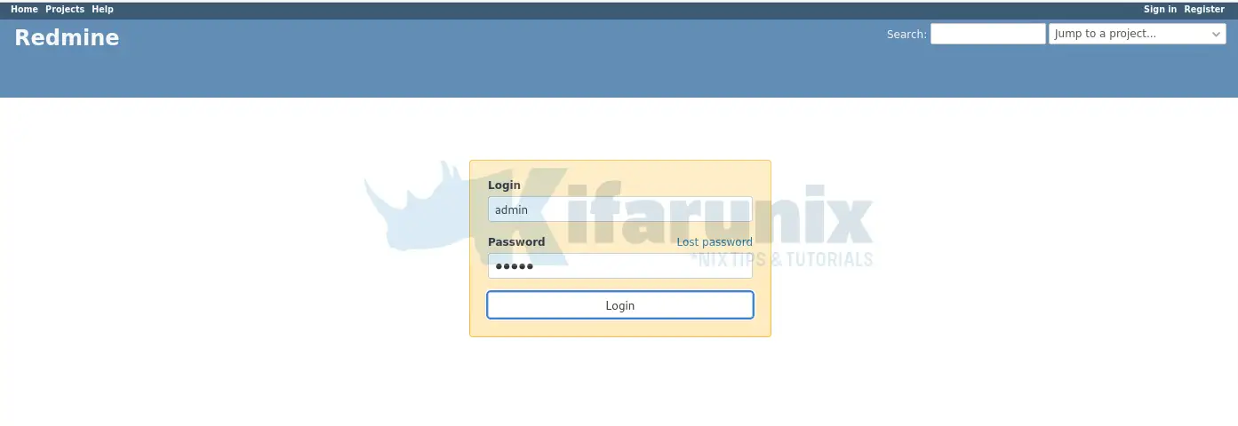 Install Redmine on Fedora Linux 2 Install Redmine on Linux