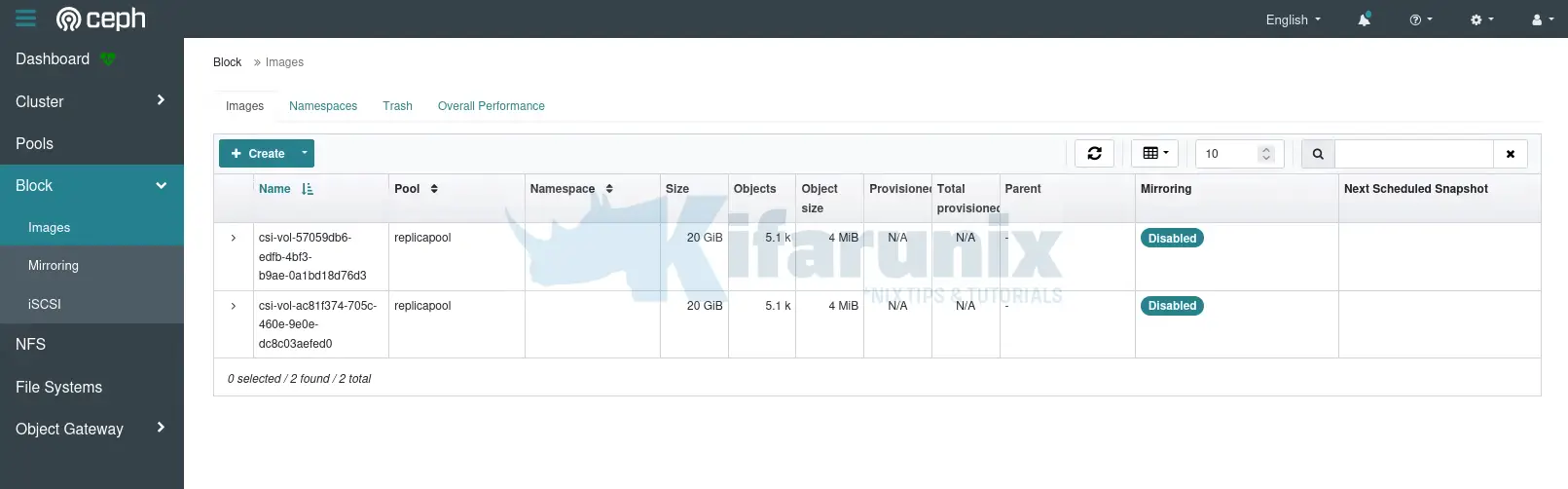 Provision Block Storage for Kubernetes on Rook Ceph Cluster 3 kubernetes app ceph block images