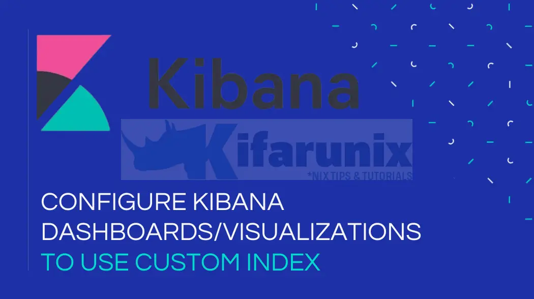 Configure Kibana Dashboards/Visualizations to use Custom Index 1 Configure Kibana Dashboards/Visualizations to use Custom Index