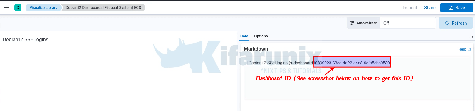 Configure Kibana Dashboards/Visualizations to use Custom Index