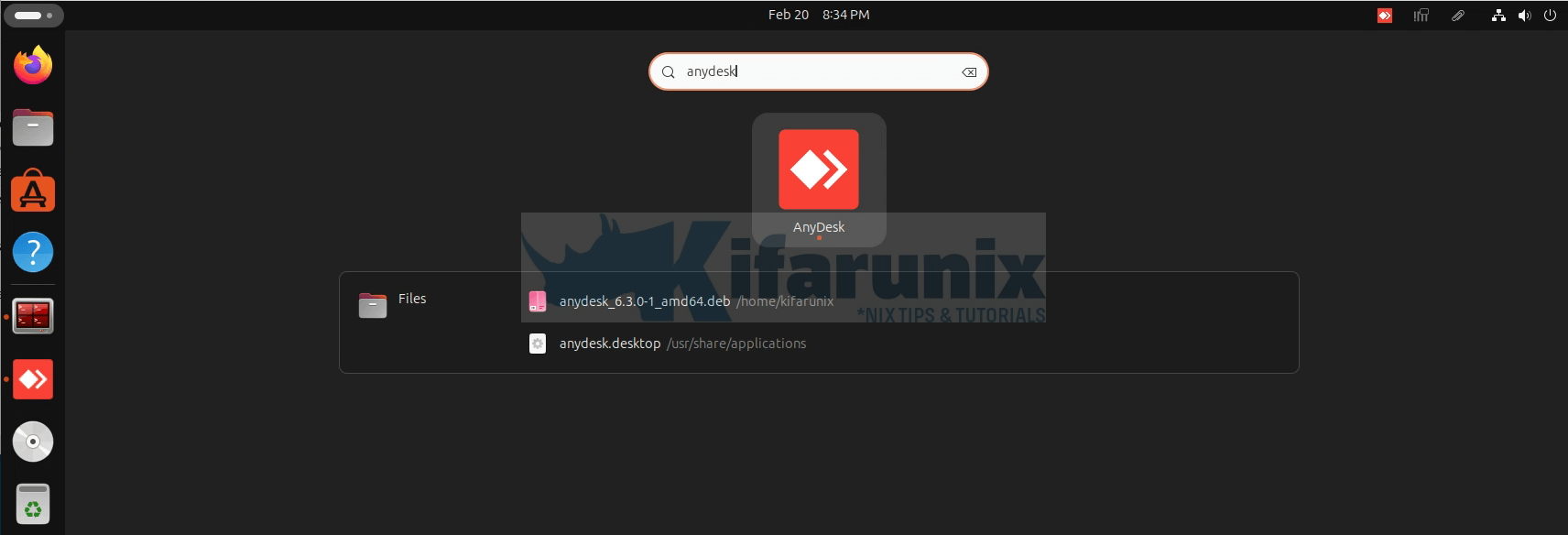 install AnyDesk on Ubuntu