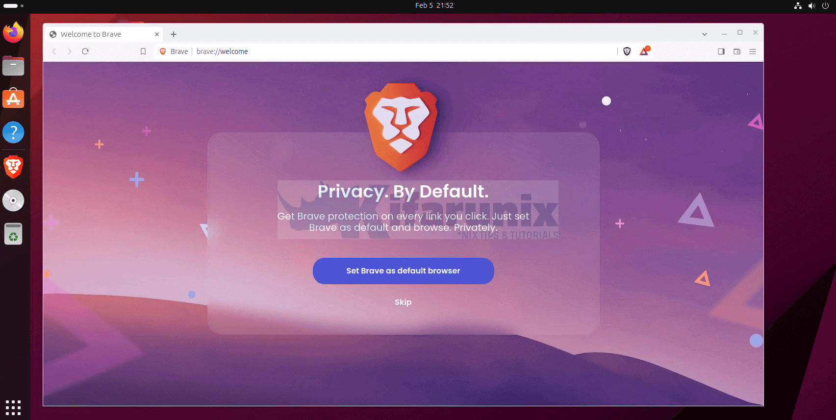 Install Brave on Ubuntu 24.04