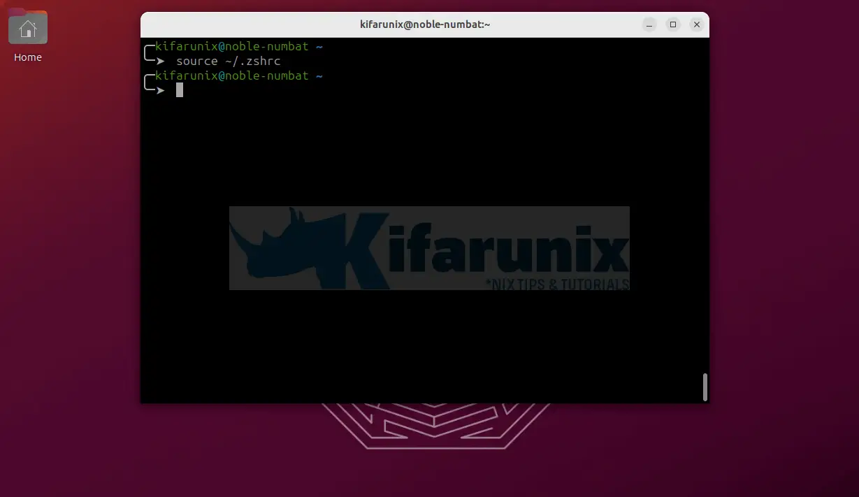 Install Zsh on Ubuntu 24.04 4 change zsh theme