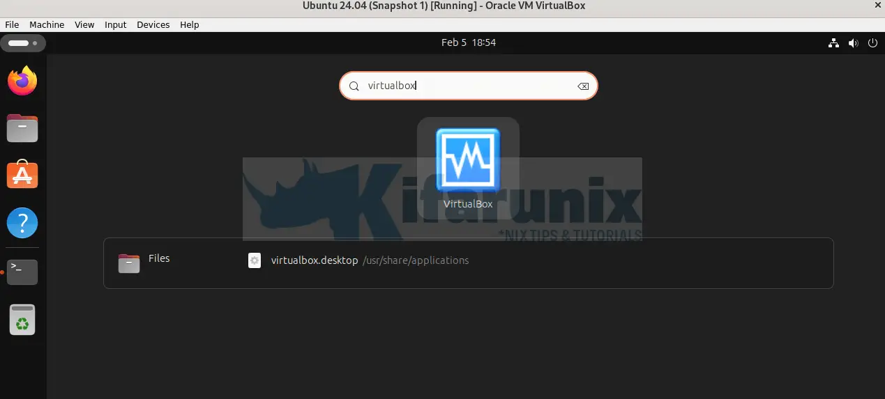 Install VirtualBox 7 on Ubuntu 24.04